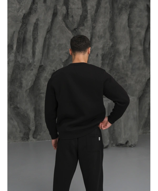 Erkek Siyah Breakover Sweatshirt