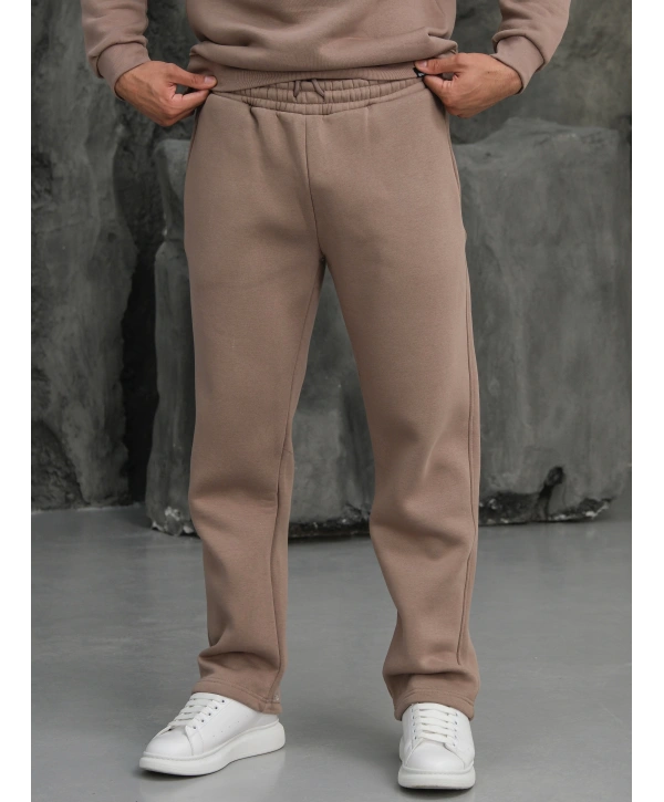 Erkek Vizon Baggy Eşofman Altı