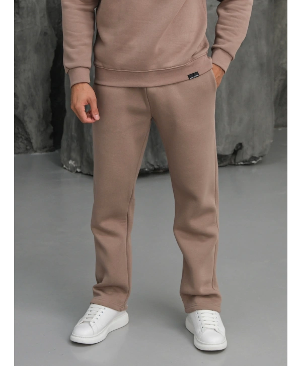 Erkek Vizon Baggy Eşofman Altı