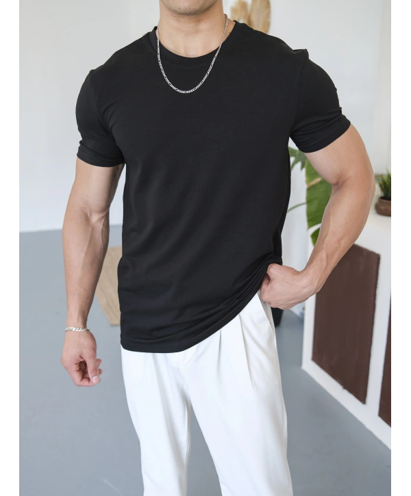 SLİM FİT SİYAH T-SHİRT