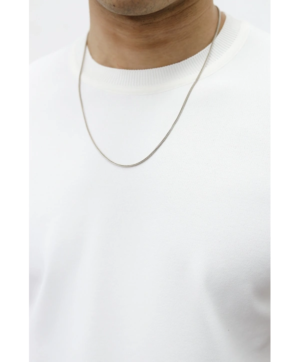 Triko Regular Fit Beyaz T-Shirt