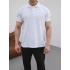 BEYAZ POLO YAKA OVERSİZE KOLLAR DAR KESİM T-SHİRT