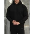 Erkek Siyah Kapüşonlu Hoodie Sweatshirt