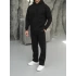 Erkek Siyah Hoodie Eşofman Takımı