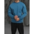 Erkek Petrol Oversize Basic Sweatshirt
