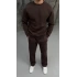 Erkek Kahverengi Oversize Eşofman Takımı