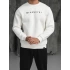Erkek Beyaz Breakover Sweatshirt