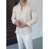 İNCE ŞERİT BEJ GÖMLEK