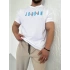 Oversize Jordan Baskılı Kollar Dar Kesim T-Shirt