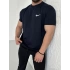 Oversize Nike Lacivert Baskılı Kollar Dar Kesim T-Shirt