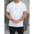 Oversize Nike Reflektör Beyaz Baskılı Kollar Dar Kesim T-Shirt