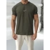 Oversize Nike Reflektör Haki Baskılı Kollar Dar Kesim T-Shirt