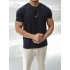 Oversize Nike Reflektör Lacivert Baskılı Kollar Dar Kesim T-Shirt