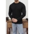 KOLLAR DAR KESİM SİYAH UZUN KOL SWEAT
