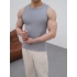 Slim Fit Fitilli Atlet Gri
