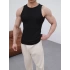 Slim Fit Fitilli Atlet Siyah