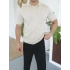TRİKO BEJ POLO YAKA T-SHİRT