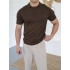 TRİKO KAHVERENGİ POLO YAKA T-SHİRT