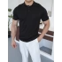 TRİKO SİYAH POLO YAKA T-SHİRT