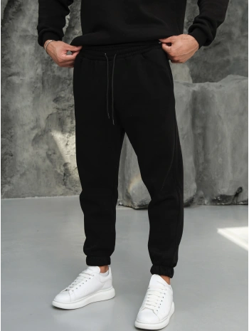 Erkek Siyah Jogger Eşofman Altı