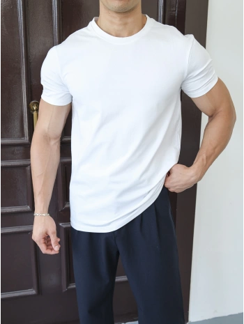 SLİM FİT BEYAZ T-SHİRT