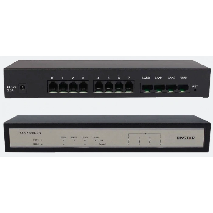 Dinstar DAG1000-8O FXO Gateway