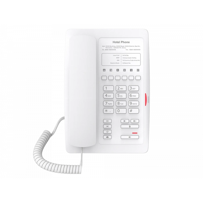 Fanvil H3 Ekransız Hotel Telefonu - Ip PoE Beyaz