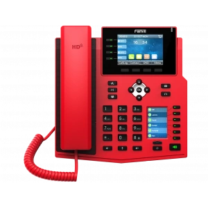 Fanvil X5UR Enterprise PoE Ip Telefon Kırmızı