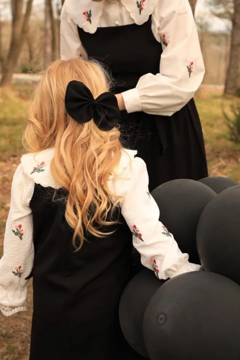 Çocuk Heidi Jile - Siyah