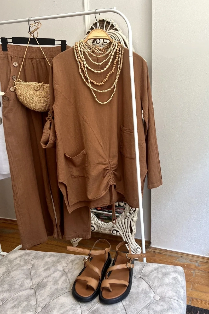 Ham Pamuk Takım Camel