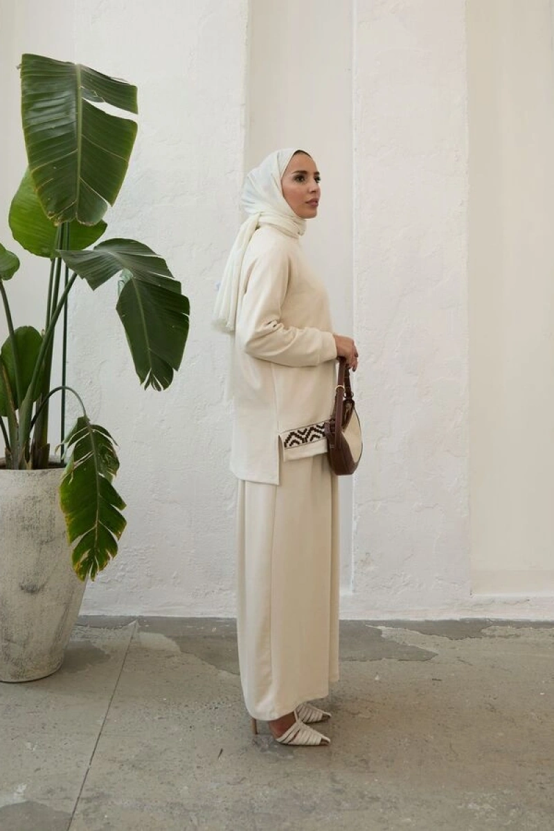 Kadın Modal Nakışlı Takım-Taş