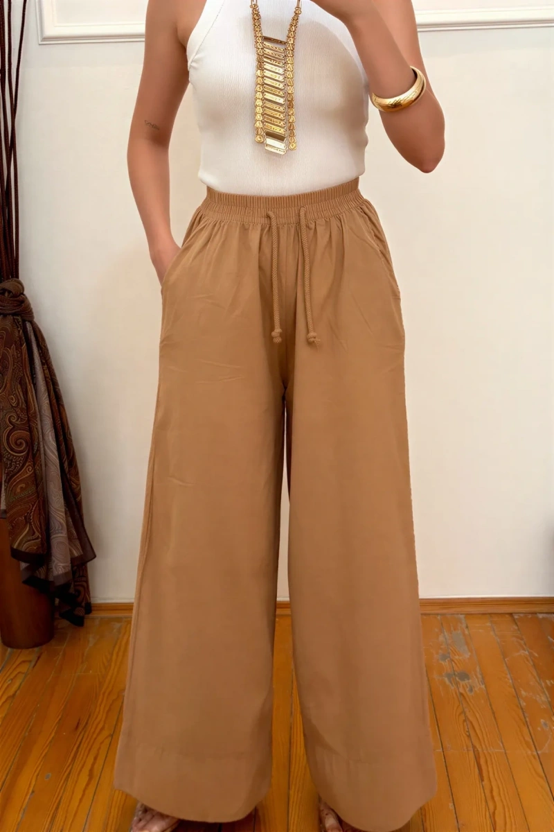 Pamuk Pantolon Camel