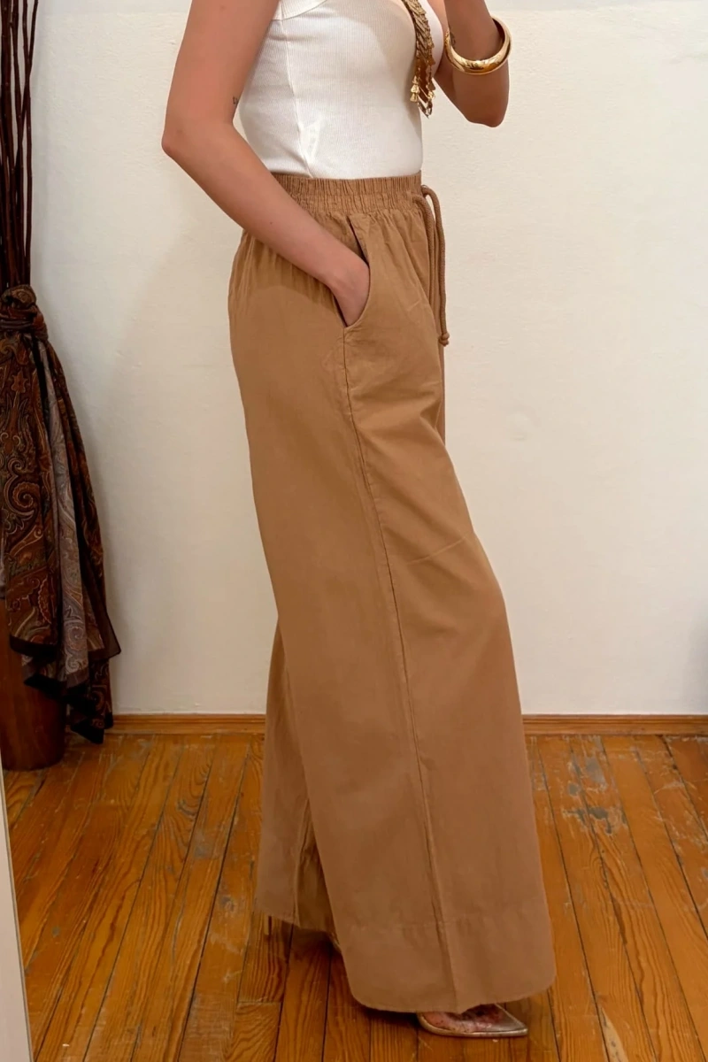 Pamuk Pantolon Camel