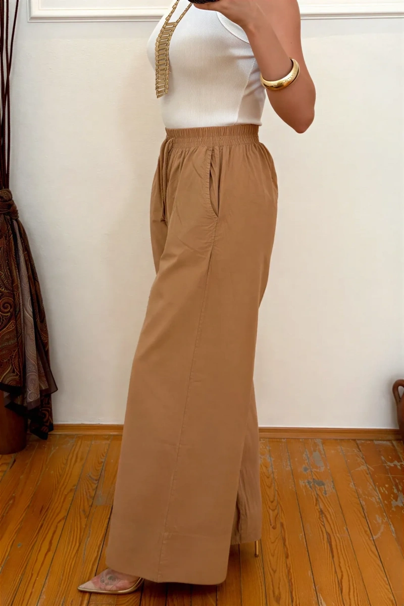 Pamuk Pantolon Camel