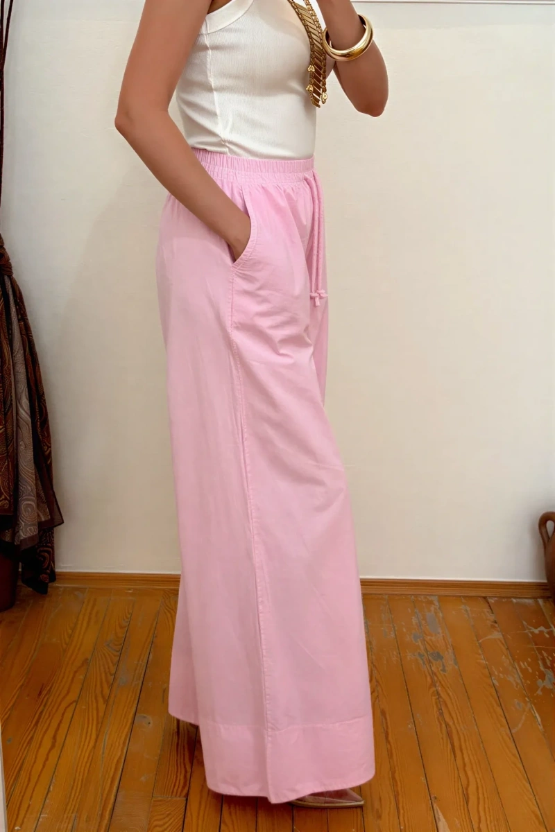 Pamuk Pantolon Pembe