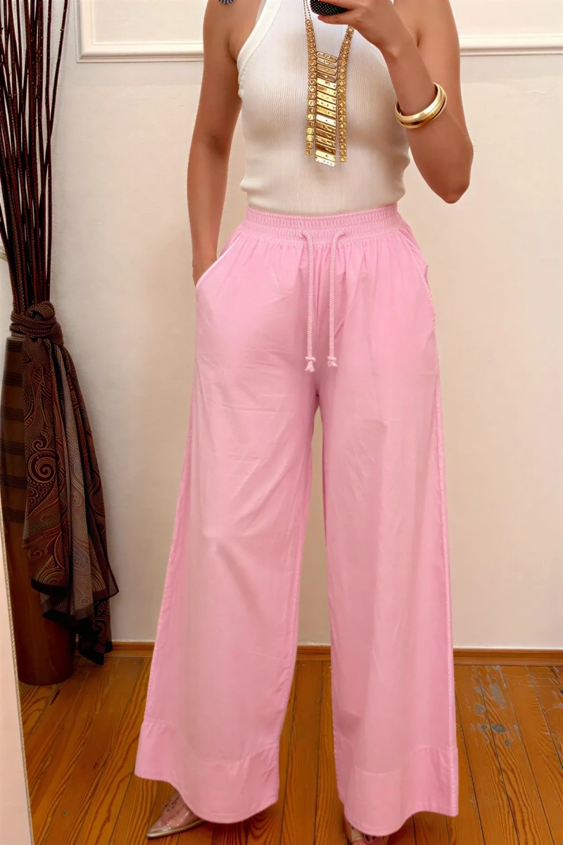 Pamuk Pantolon Pembe