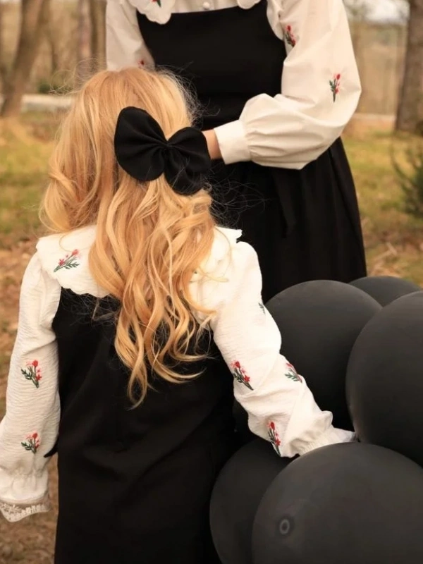 Çocuk Heidi Jile - Siyah