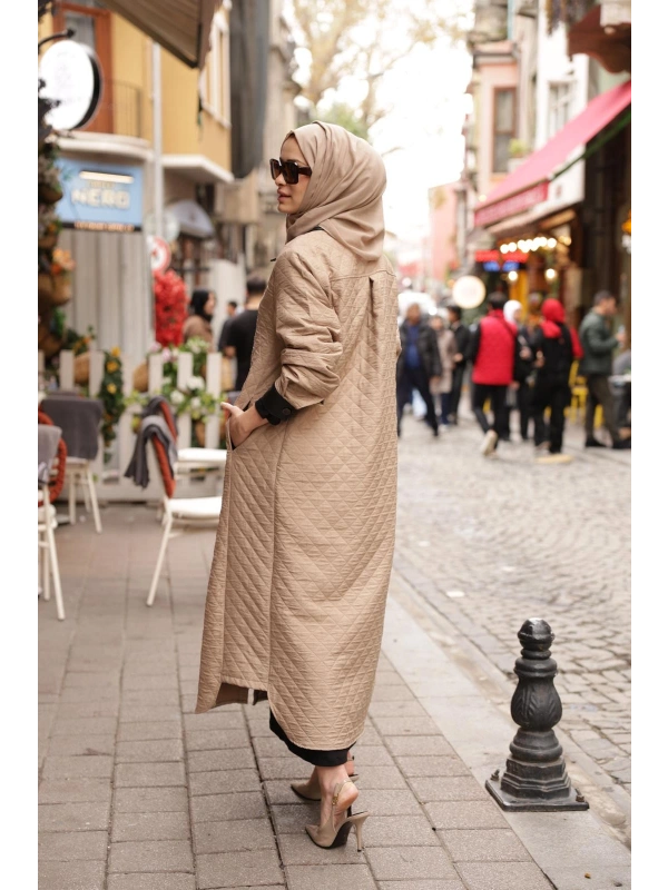 Kadın Kapitone Kap-Bej