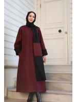 Kadın Kaşe Bordo Kap -Bordo