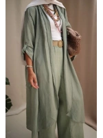 Kadın Keten Püsküllü Uzun Tunik-Ada Çayı