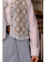 Kadın Denim Etek - Açık Mavi