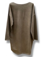 Uzun simli dikişli sweat