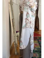 Floral Premium Vual Kap Beyaz