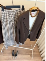 Kadın Acı Kahve Asil Blazer