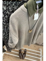 Pullu Triko Kazak - Vizon