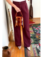 Tensel Pantolon Bordo