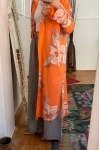 Floral Premium Vual Kap Orange