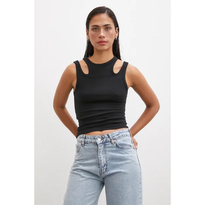 İki Omuzlu Top Siyah