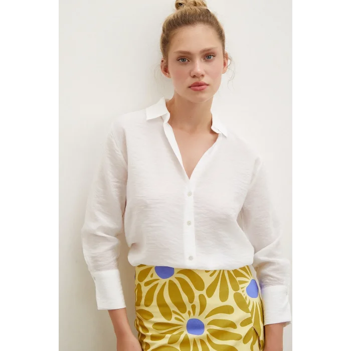 Desenli Şort Etek Sarı