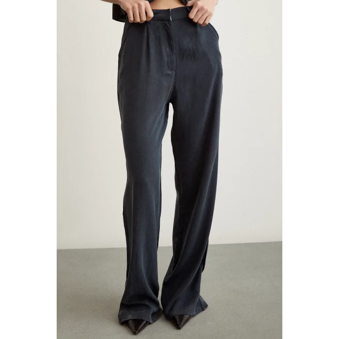 Geniş Paça Pantolon Lacivert